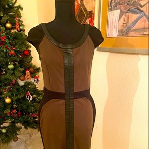 Brown and Black Body Con